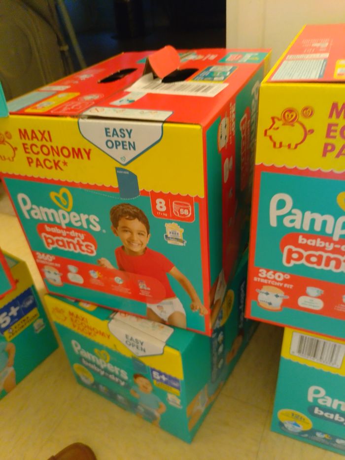 Couches Pampers pants et normal de taille 2 à8 - photo numéro 4
