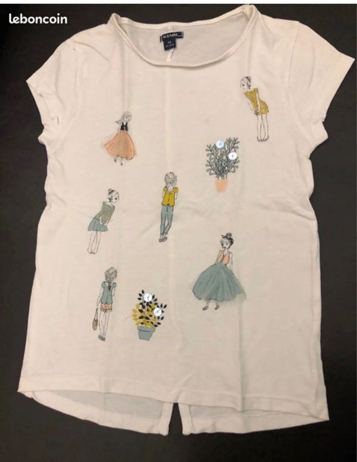 T-shirt manches courtes fille 6 ans