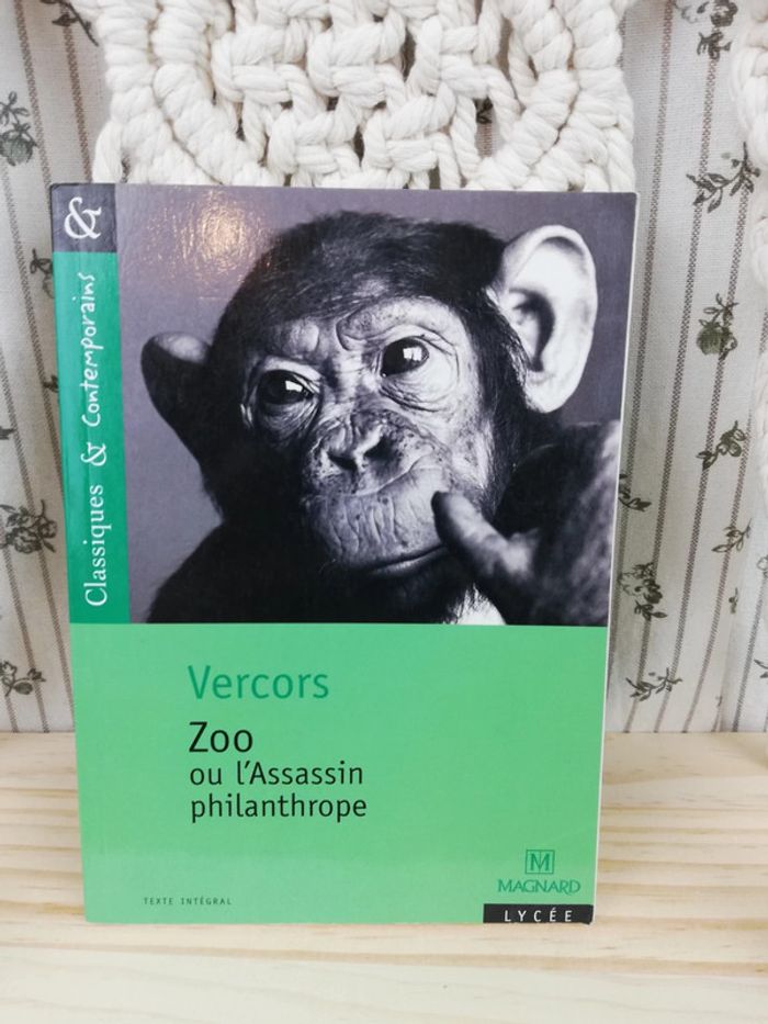 Livre Vercors Zoo ou L assassin philanthrope