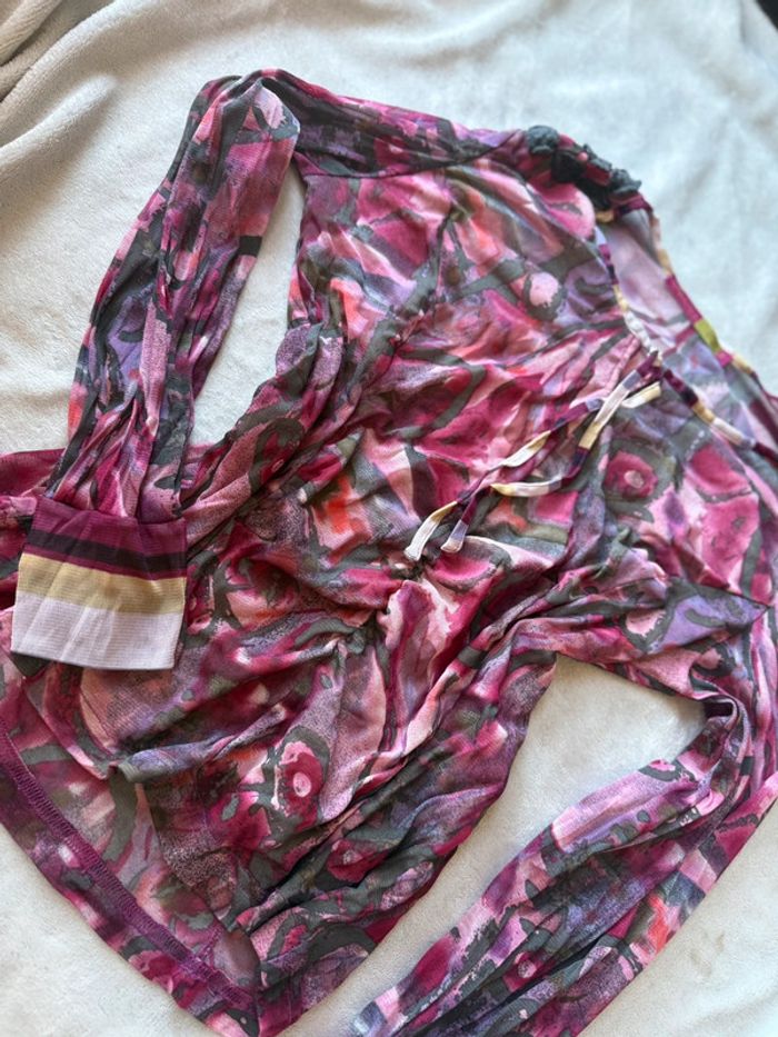 Haut mesh rose - photo numéro 13