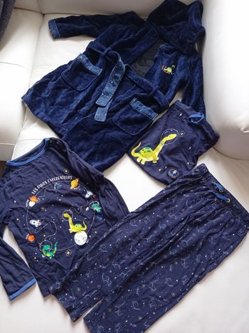 Pyjama et robe de chambre garçon sergent major 5 ans