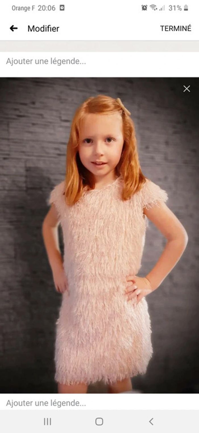 Robe rose kids star 10 ans tbe - photo numéro 4