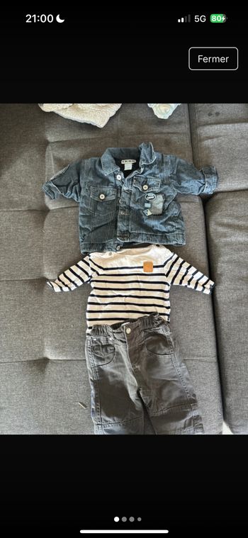 Ensemble veste jean sweet