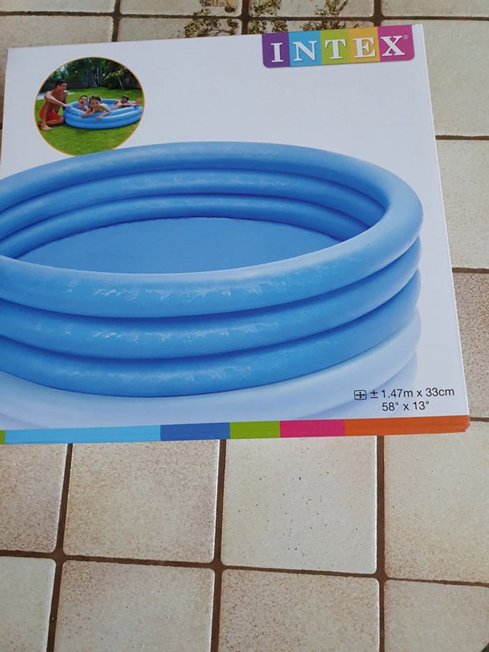 Piscinette 3 boudins INTEX