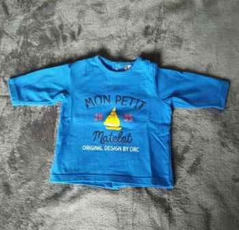 T.shirt bébé garçon 1 mois