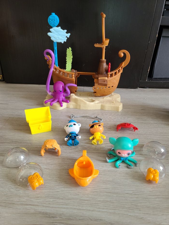 ‼️Très rare‼️Octonauts Bateau naufragé de Calico-Jack + personnages et accessoires - photo numéro 4