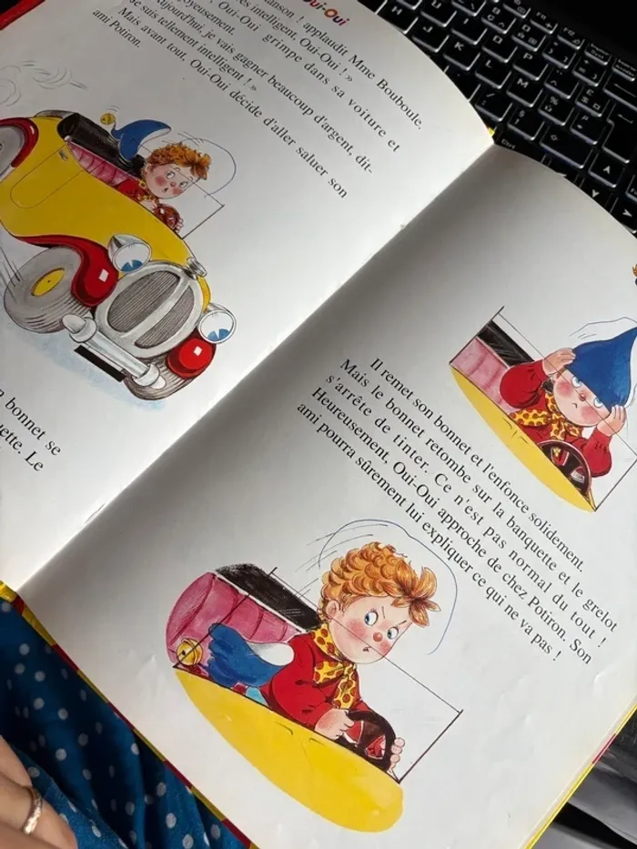 3 histoires de oui oui: Oui oui à l'école- oui oui et la lapinzé- méfie toi oui oui - photo numéro 2