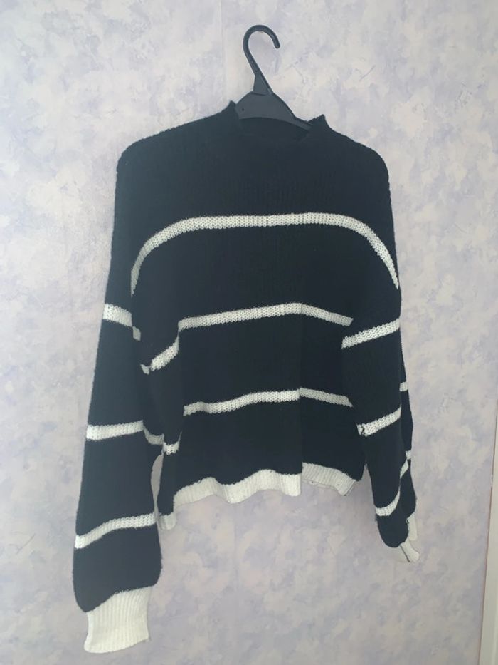 pull à rayures - photo numéro 2