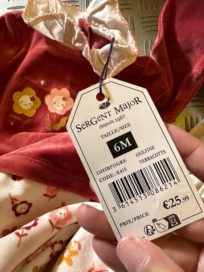 Sergent major pyjama neuf 6m - photo numéro 2