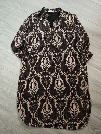 Robe midi imprimé baroque Made In Italy T.S/M