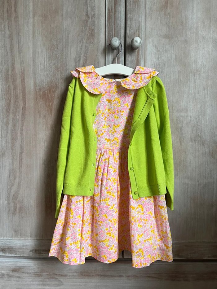Robe col pétales t. 6 ans - photo numéro 6