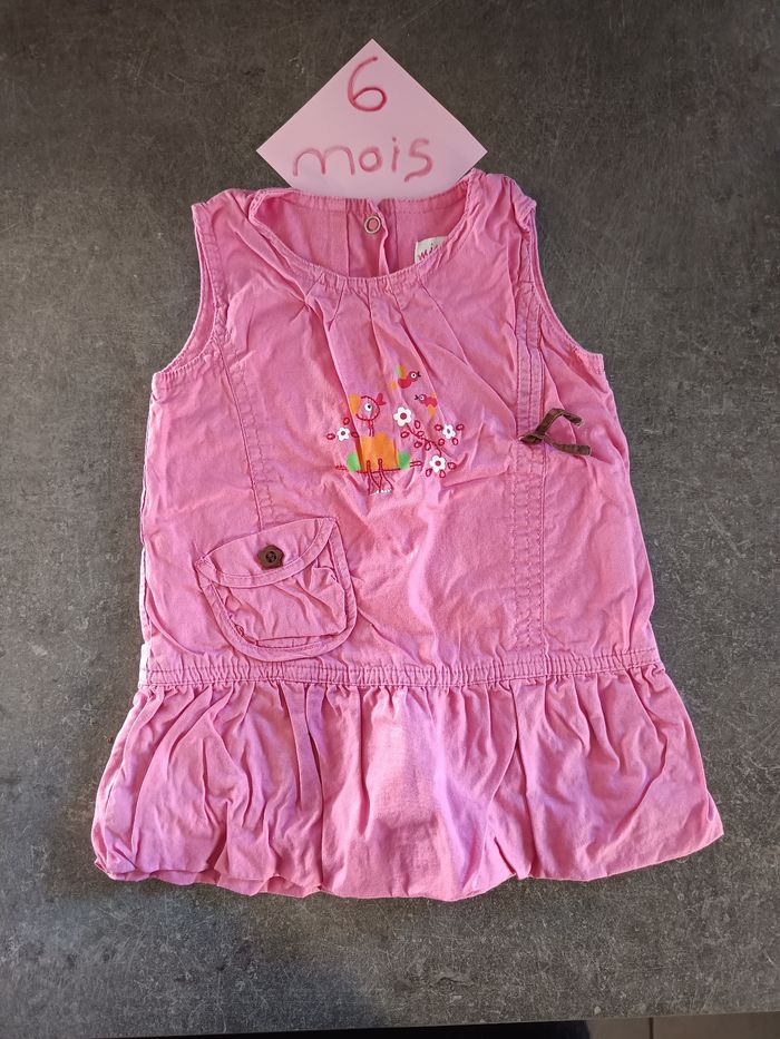 Robe rose 6 mois