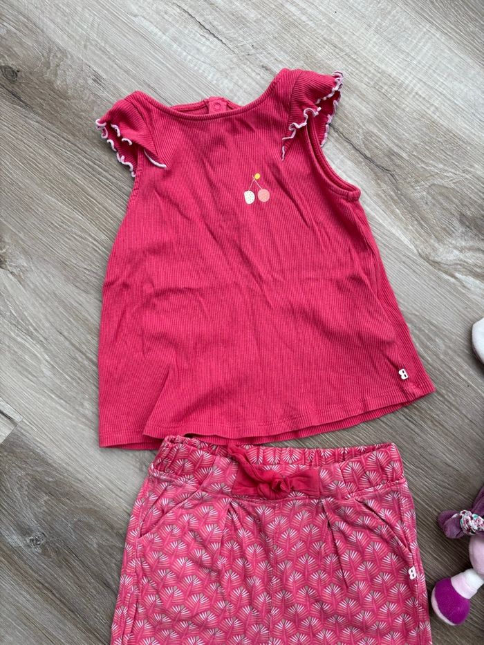 Ensemble t-shirt + pantalon fin taille 24 mois - photo numéro 2