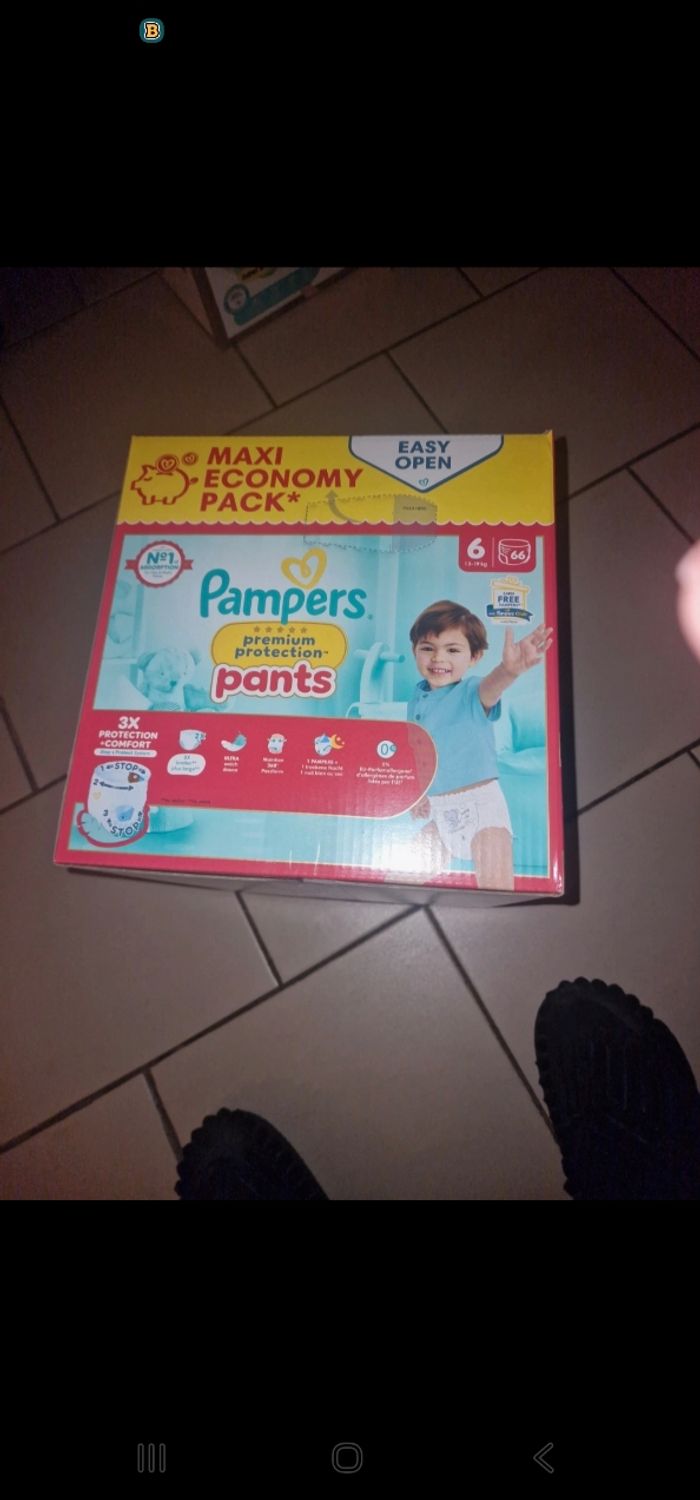 Couches culottes pampers
