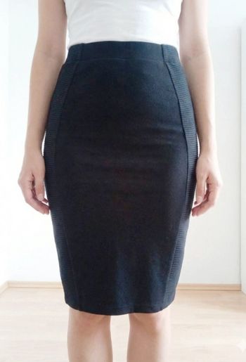 Jupe tube noire femme Zara Basics taille M