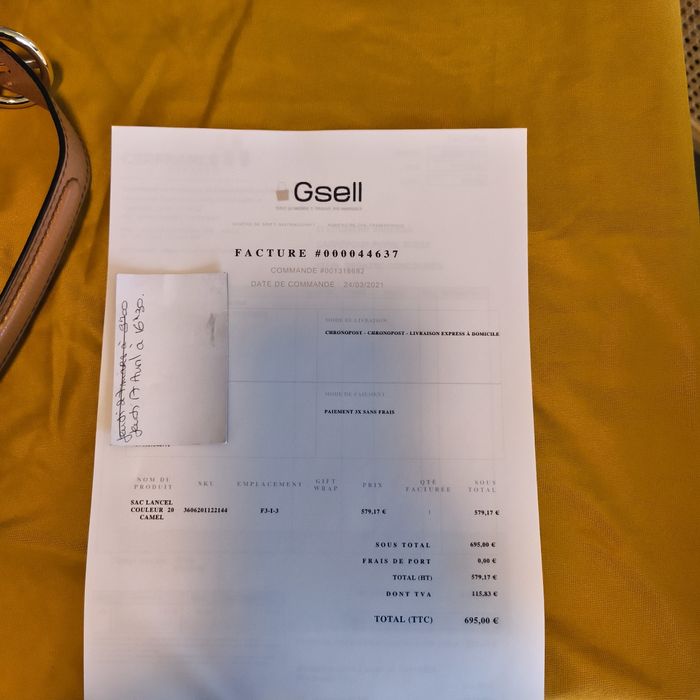 Sac Lancel premier Flirt camel - photo numéro 10