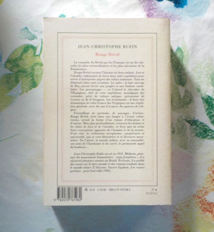 ROUGE BRESIL de Jean-Christophe RUFIN Ed. Gallimard - photo numéro 3