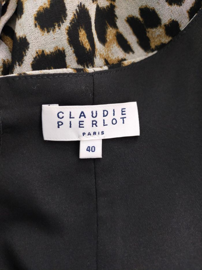 Robe Claudie Pierlot à imprimé léopard – Taille 40 - photo numéro 6