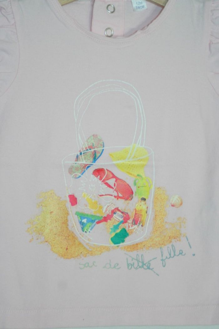 Tee-shirt Kiabi rose clair - photo numéro 2