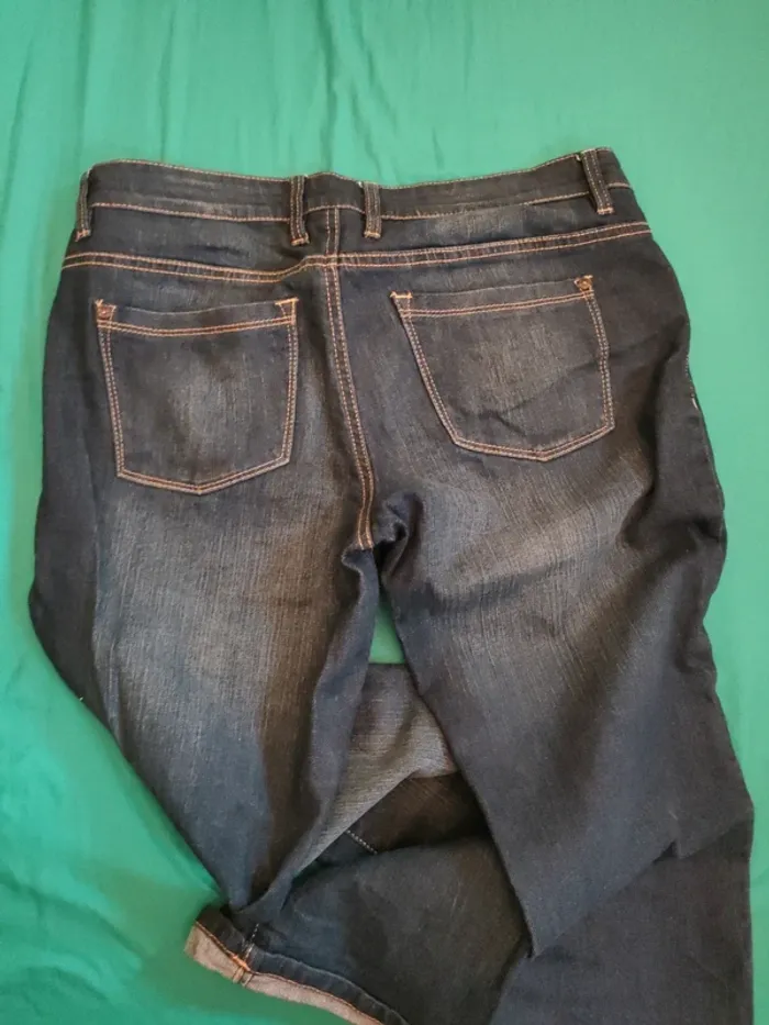 Jeans droit taille basse - photo numéro 4