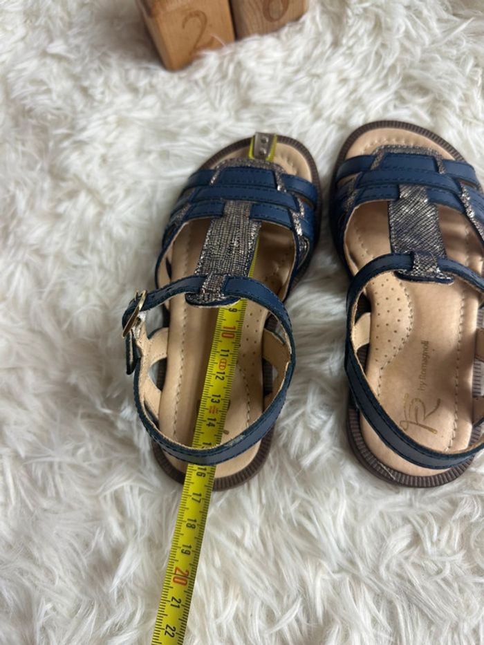 Paire de sandales bleu franco Romagnoli taille 26 - photo numéro 4