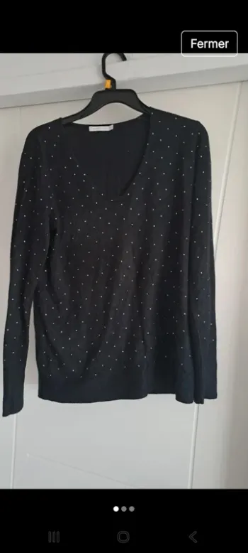 Pull col V Gémo XL