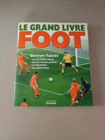 Le grand livre foot Darren Tullet les plus beaux gestes, joueurs, règlements, compétitions