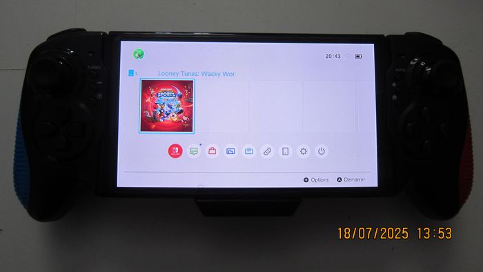 nintendo switch oled +256go sacoche manette pro yoshi crafted mario & luigi looney tunes - photo numéro 2