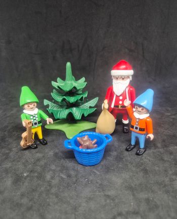 Playmobil- Père Noël et ses lutins