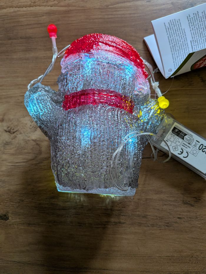 Bonhomme pingouin noel lumineux a led Neuf - photo numéro 2
