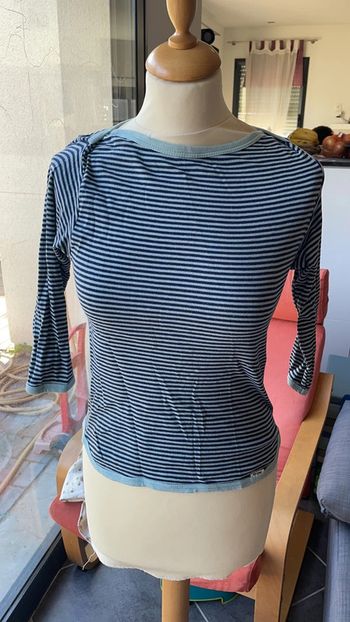Tee shirt dim rayé