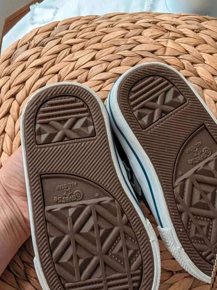 Basket scratch Converse basses cuir 20 - photo numéro 6