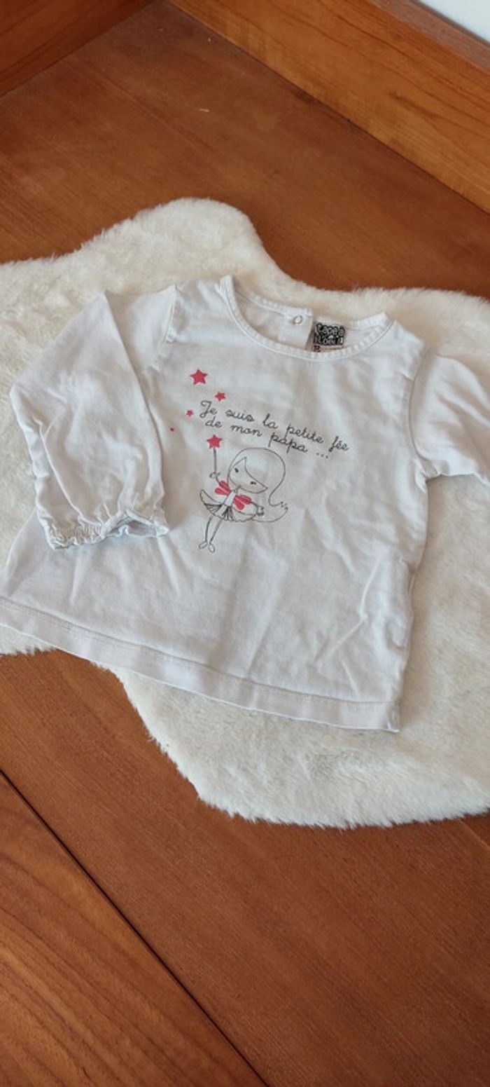 T-shirt manches longues 12 mois