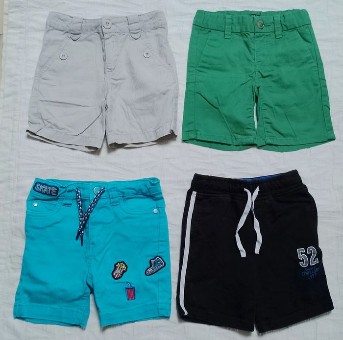 Lot 4 shorts Dpam Orchestra bleu vert