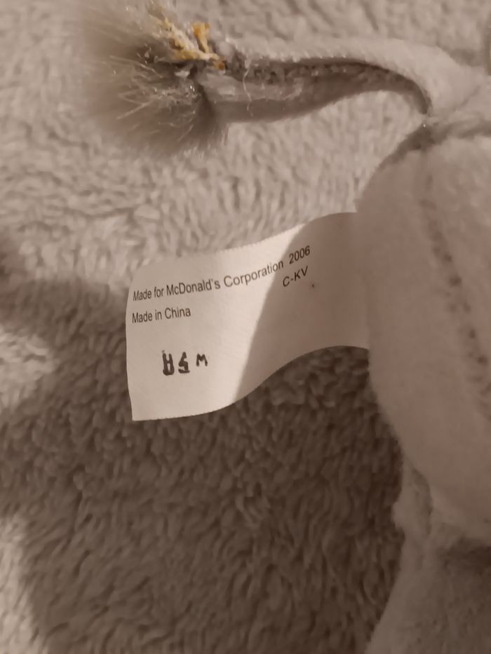 Peluche éléphant fondation macdonald 2006 - photo numéro 4