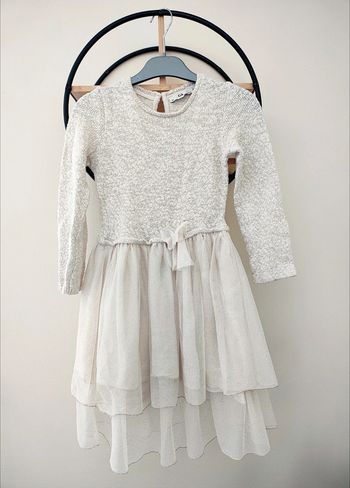 8 ans robe bi matière c&a