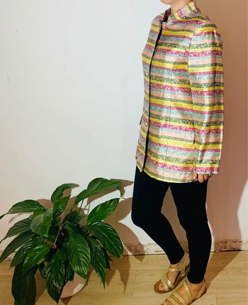 Veste en soie Christian Lu taille 40