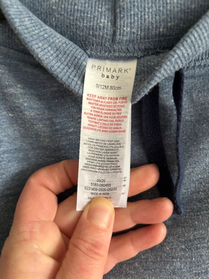 Pantalon primark taille 12 mois - photo numéro 2