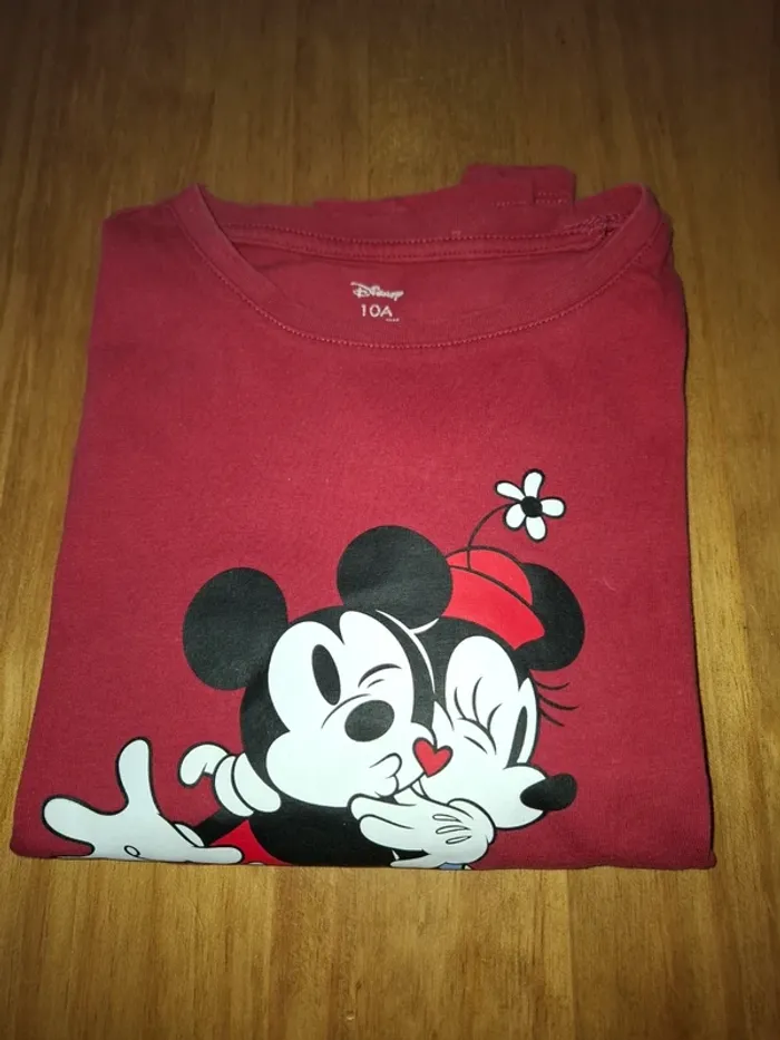 T-shirt ML Minnie et Mickey 10 ans - photo numéro 2