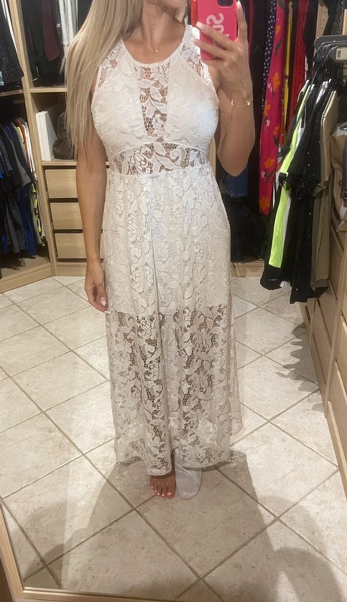 Robe dentelle bohème