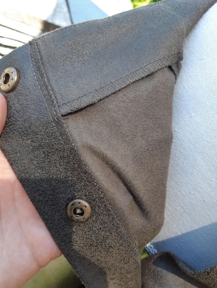 Jupe trapèze évasée marron Shakira - photo numéro 3