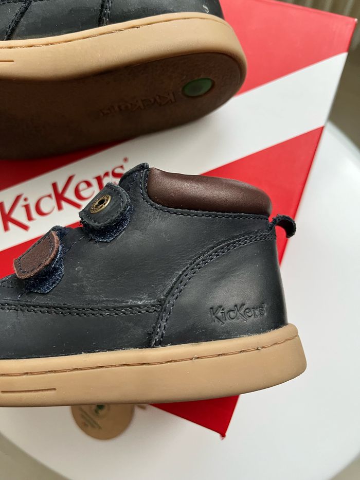 Chaussures en cuir enfant Kickers T 25 - photo numéro 4