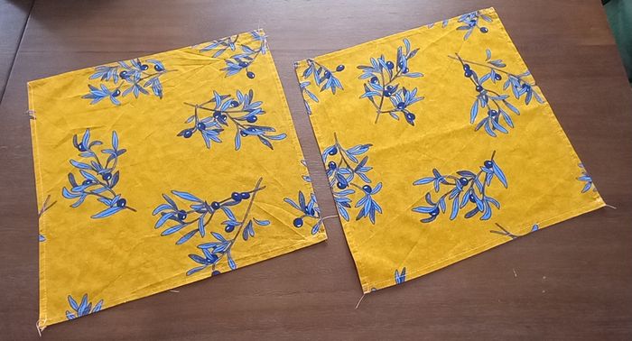 serviettes de table style "provençal"