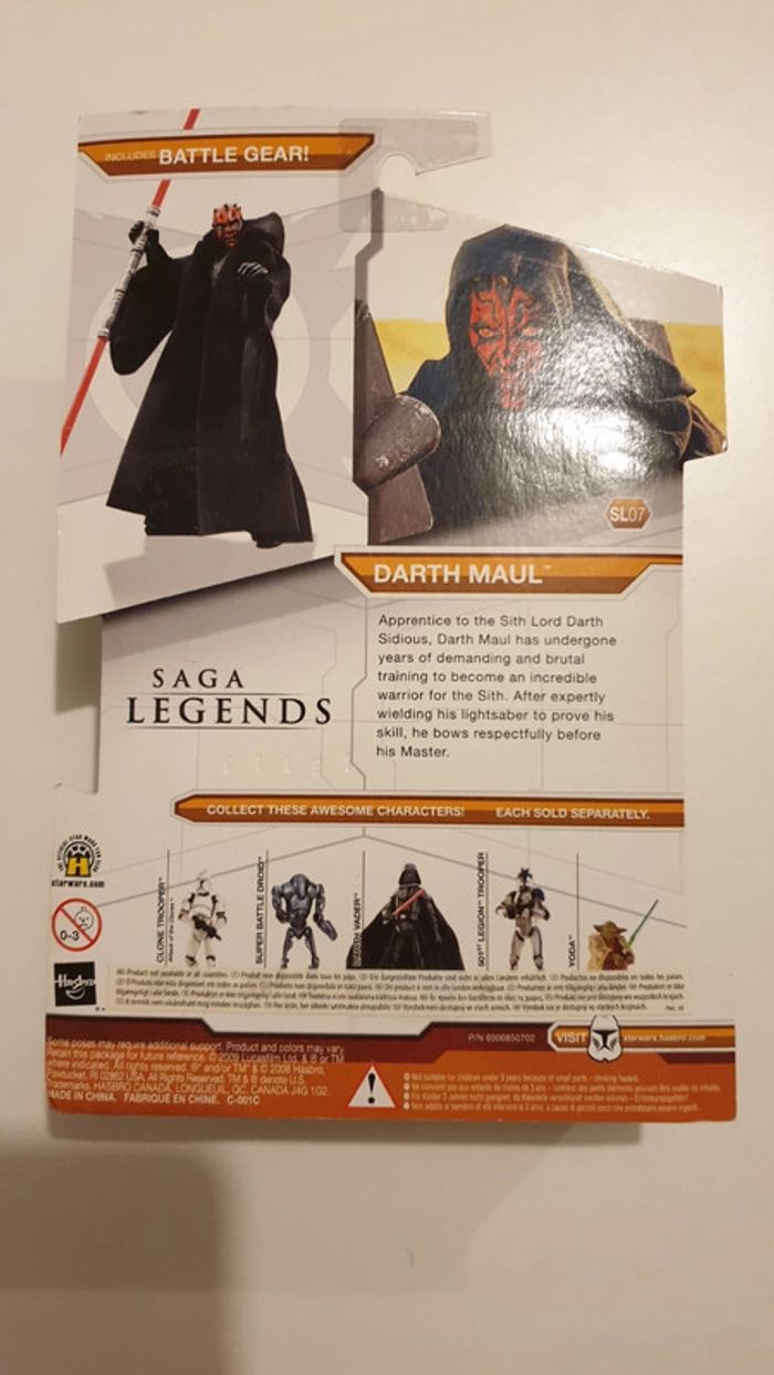 Figurine star wars : darth maul - photo numéro 2