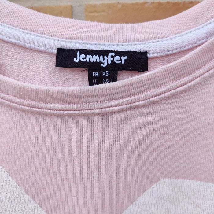 Sweat rose clair Jennyfer taille XS/34 très bon état - photo numéro 5