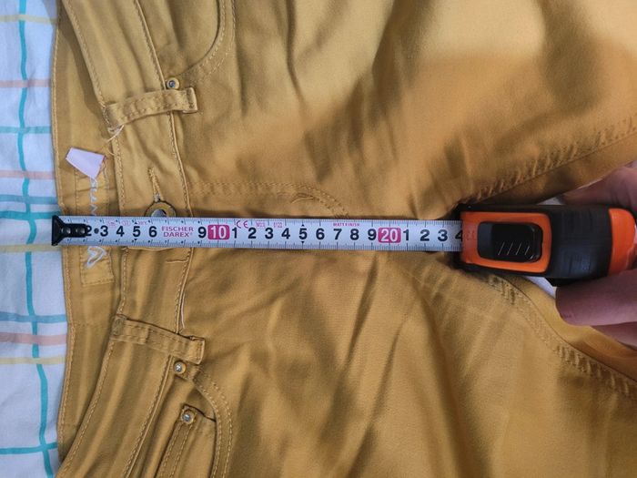 Pantalon jaune moutarde, taille M - photo numéro 9
