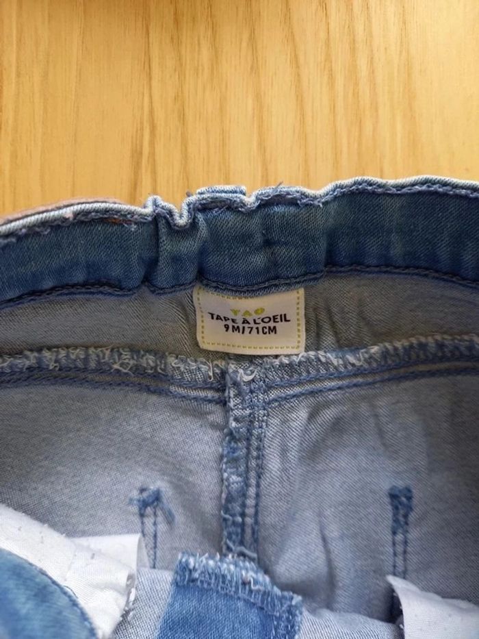 Jean slim et gilet sans manches 9 mois - photo numéro 7