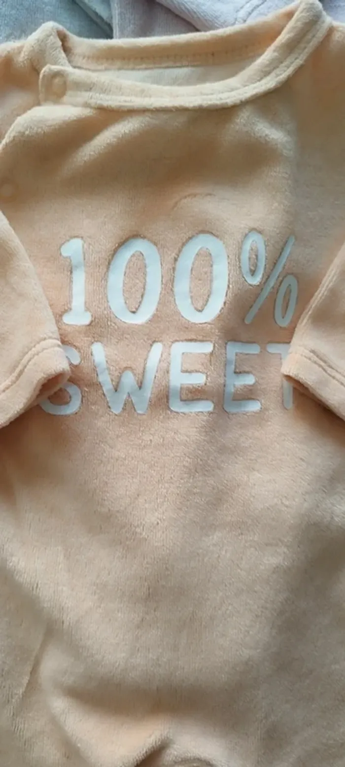 Lot de 3 pyjama bébé fille TEX 3 mois - photo numéro 2