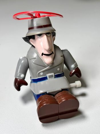 Figurine jouet bandai popy inspecteur gadget à friction vintage 1983