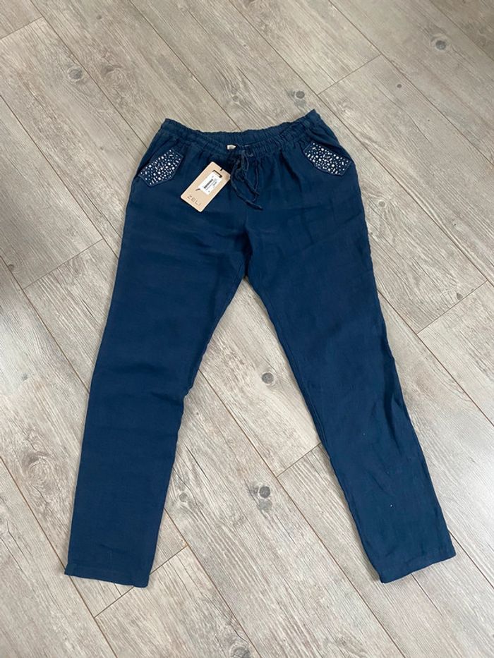 Pantalon lin